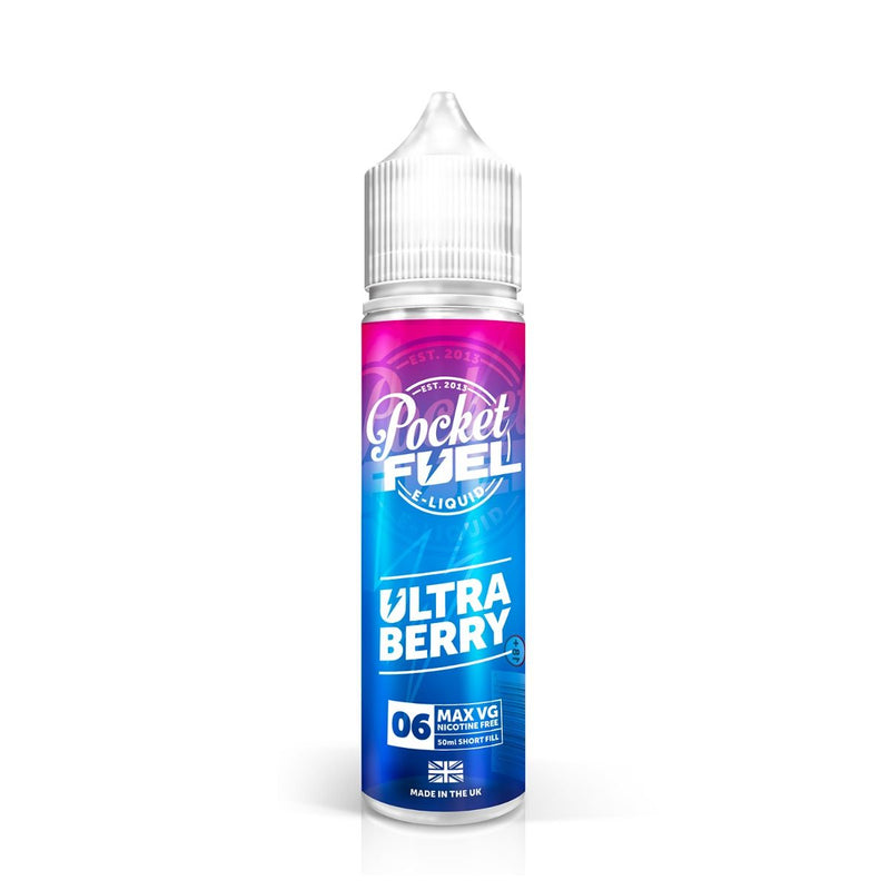 Ultra Berry 50ML Shortfill E-Liquid by Pocket Fuel