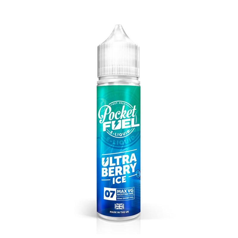 Ultra Berry Ice 50ML Shortfill E-Liquid by Pocket Fuel