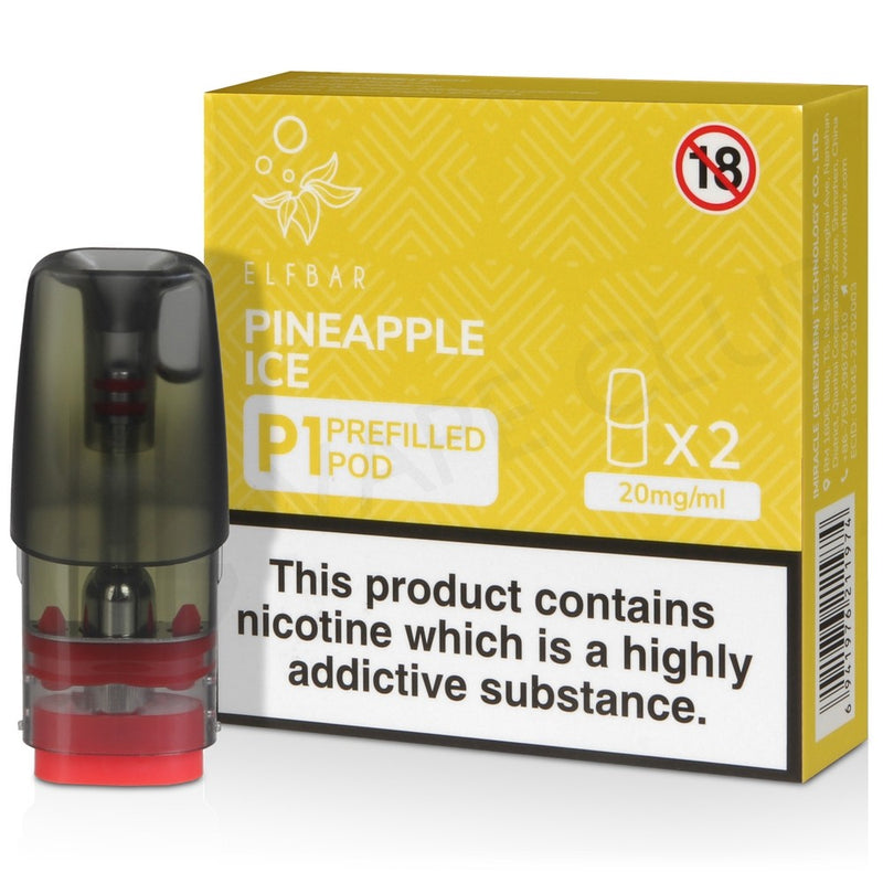 Elf Bar P1 Pods - Pineapple Ice (Pack of 2)
