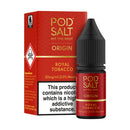 Royal Tobacco Nic Salt E-Liquid by Pod Salt Origin