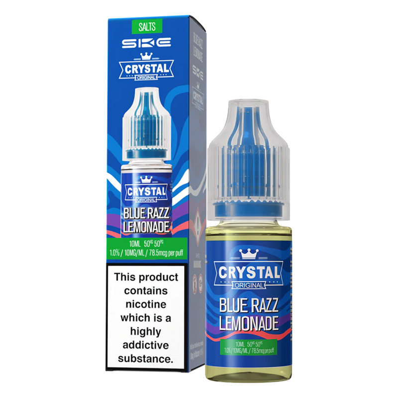 Blue Razz Lemonade Nic Salt E-Liquid by SKE Crystal Liquid