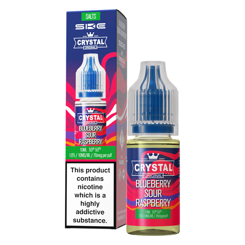 Blueberry Sour Raspberry Nic Salt E-Liquid by SKE Crystal Liquid