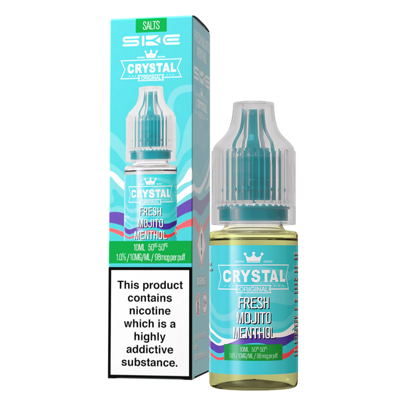 Fresh Menthol Mojito Nic Salt E-Liquid by SKE Crystal Liquid