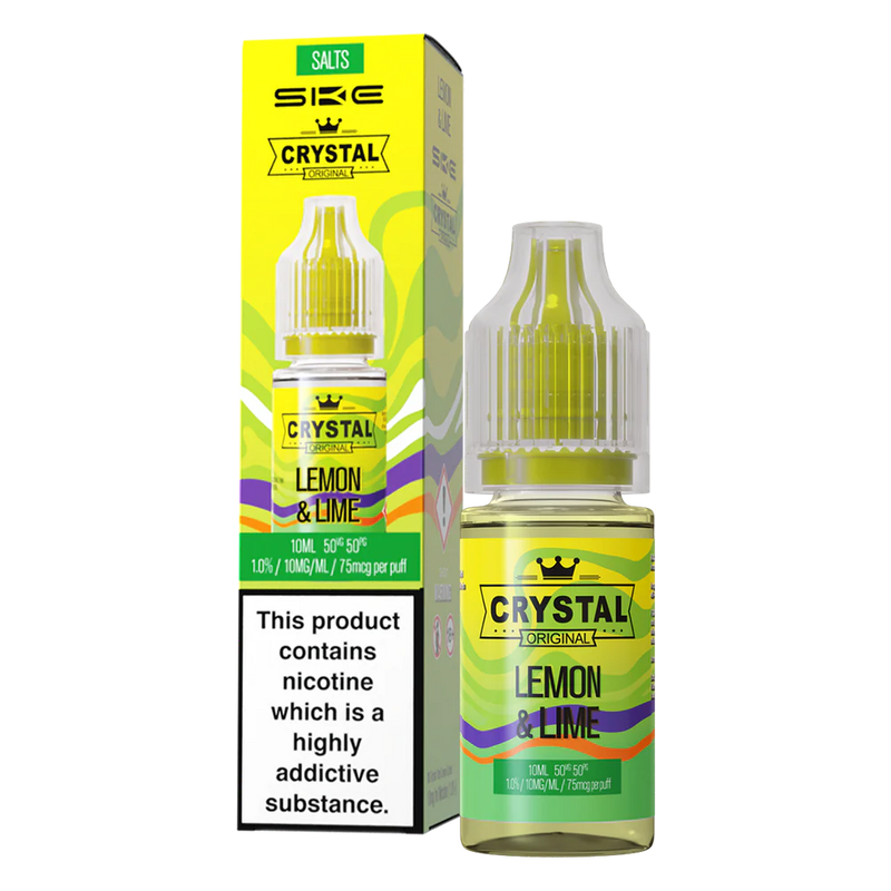 Lemon & Lime Nic Salt E-Liquid by SKE Crystal Liquid