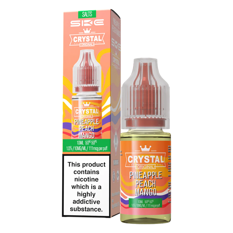 Pineapple Peach Mango Nic Salt E-Liquid by SKE Crystal Liquid