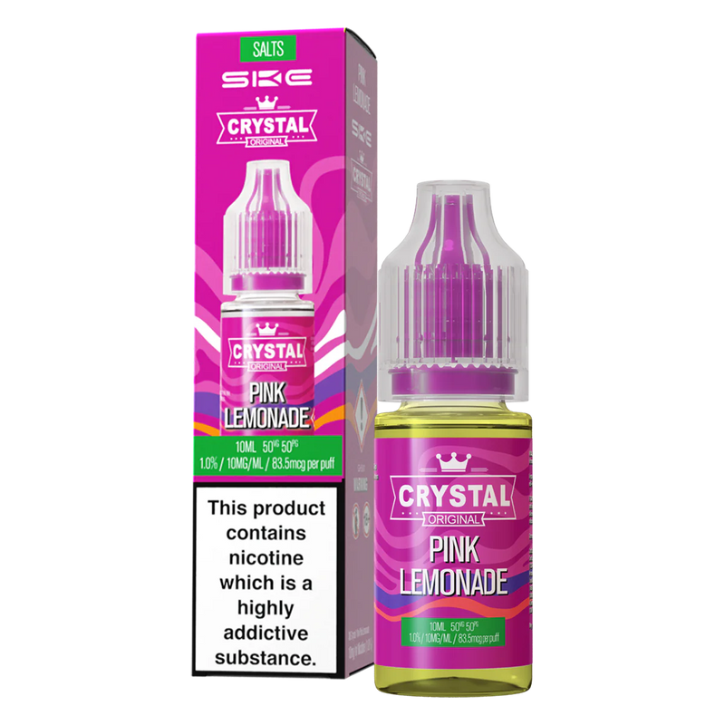 Pink Lemonade Nic Salt E-Liquid by SKE Crystal Liquid