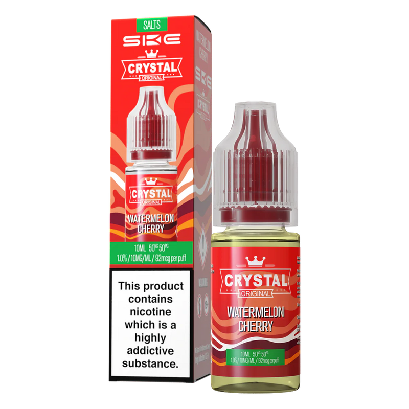 Watermelon Cherry Nic Salt E-Liquid by SKE Crystal Liquid