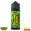 Apple & Blackcurrant 100ML Shortfill E-Liquid by Strapped Sourz
