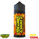 Blood Orange 100ML Shortfill E-Liquid by Strapped Sourz