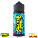Pink & Blue Raz 100ML Shortfill E-Liquid by Strapped Sourz