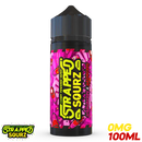 Strawberry & Raspberry 100ML Shortfill E-Liquid by Strapped Sourz