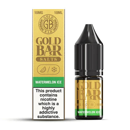 Watermelon Ice Nic Salt E-Liquid by Gold Bar